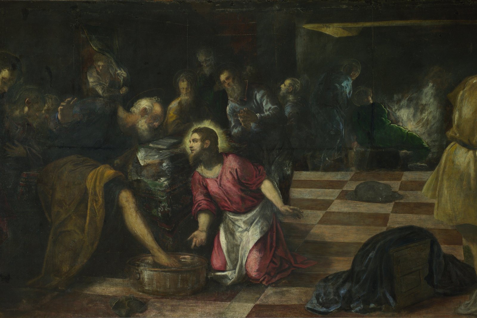 Christ washing the feet of his disciples