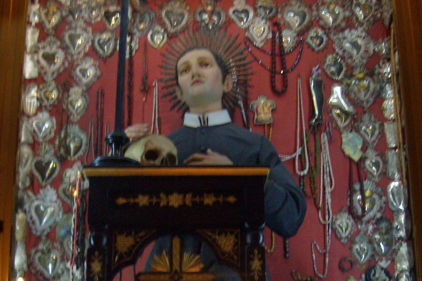 Statue of Saint Gerard Majella, church of Santa Brigida, Naples, pre-1905