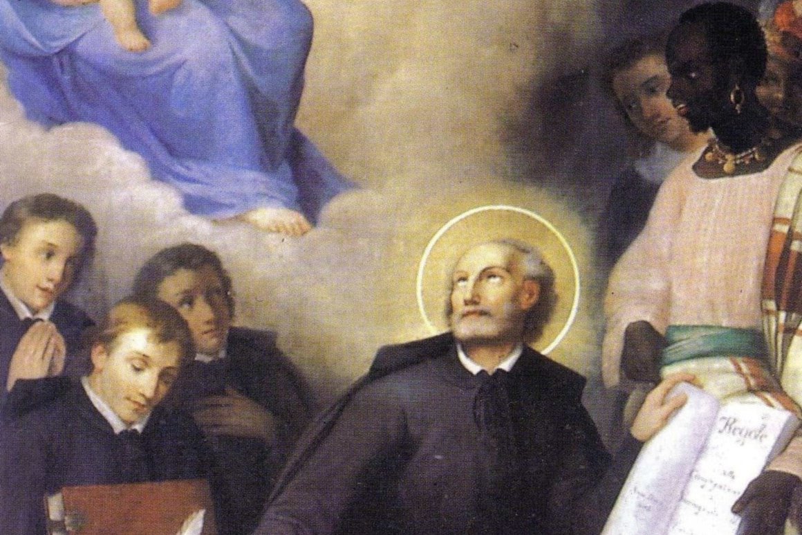 A devotional painting portrait of Saint John Leonardi.