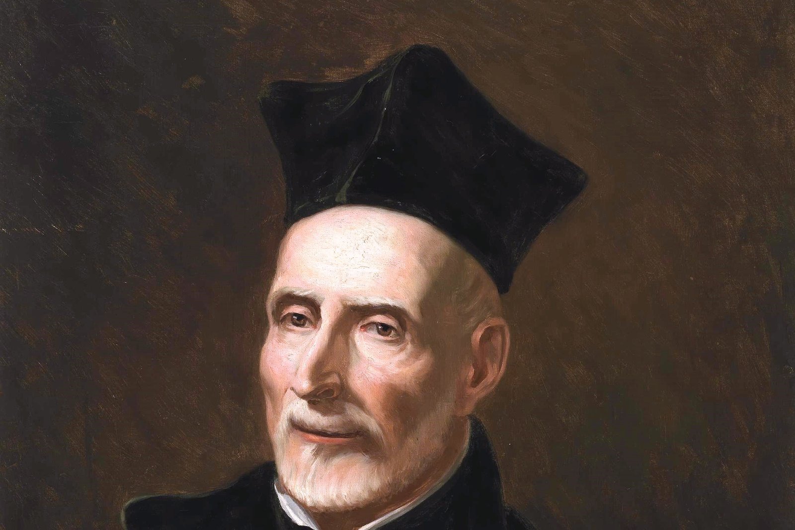 A 19th-century painting of Saint Joseph Calasanz teaching children.