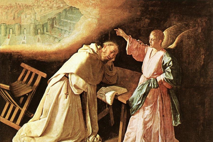 The Vision of Saint Peter Nolasco, oil painting by Francisco de Zurbarán, 1629