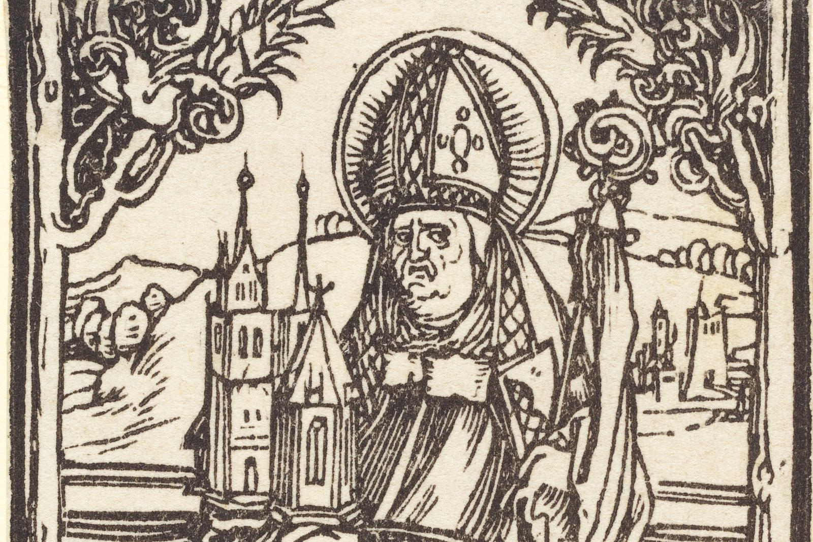 Saint Wolfgang, panel painting by Albrecht Dürer, c. 1500