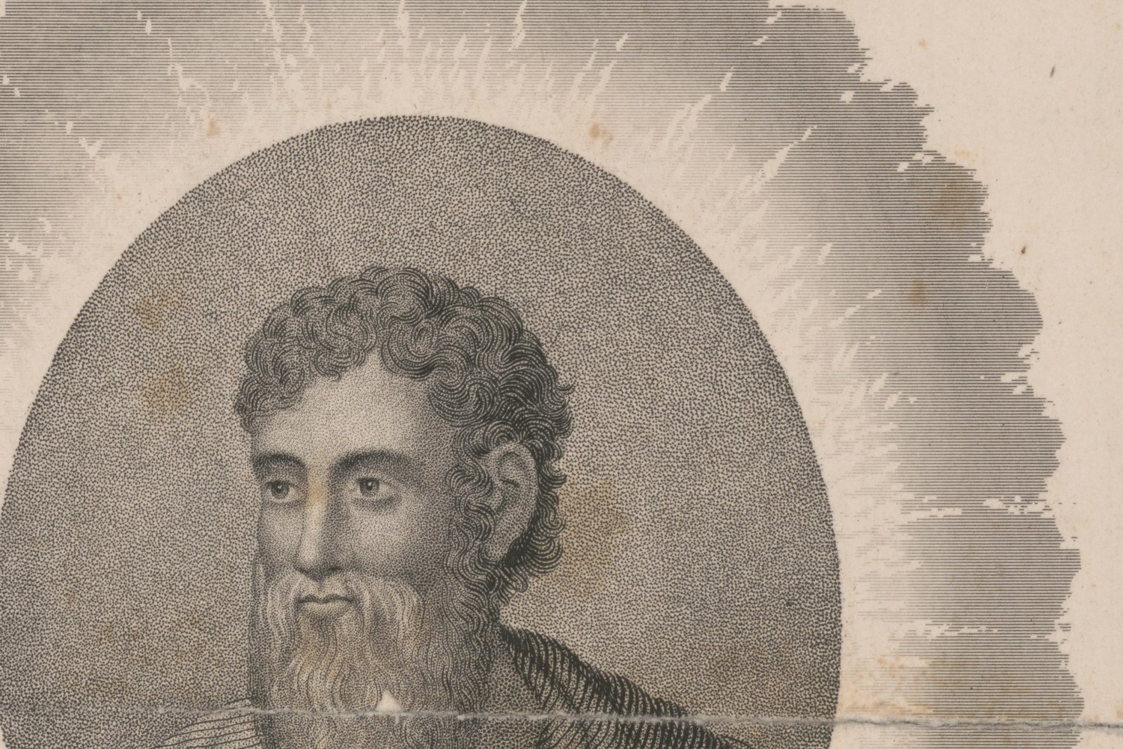 A 19th-century engraving portrait of Cyprian, Bishop of Carthage.