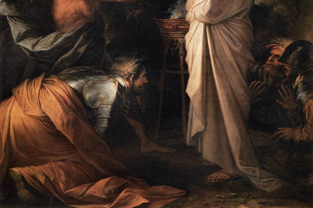 The ghost of Samuel appearing to King Saul and the medium of Endor