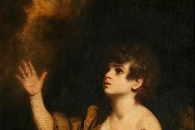 The boy Samuel hearing his name called in the night