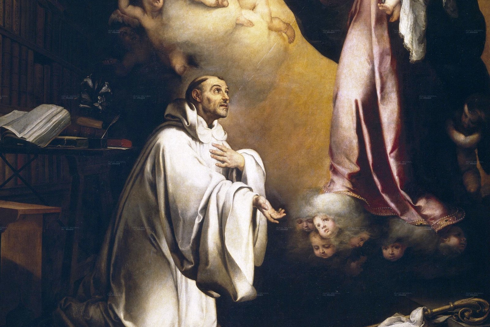 The Virgin Mary appearing to Saint Bernard of Clairvaux